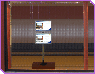 Vitrine multimedia immobilier Cosmosoft